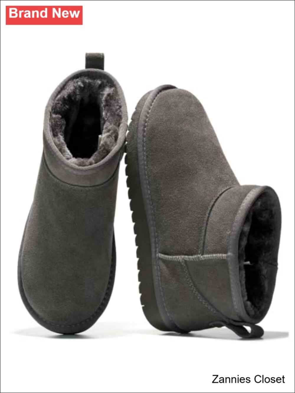 ✨Project Cloud Genuine Leather Fur-Lined Ankle Booties Women's Winter Boots